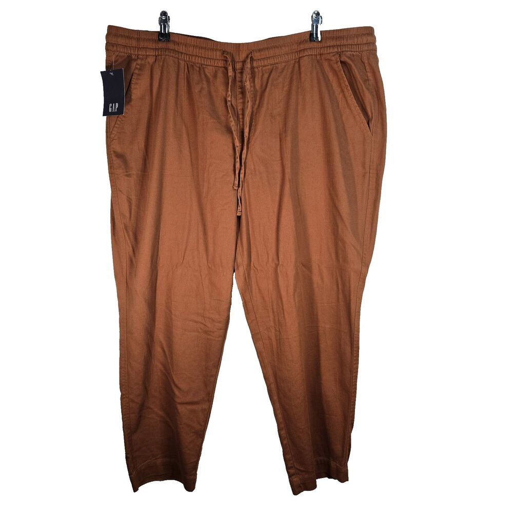 NWT Gap Rust Red Pull On Pant Womens XXL